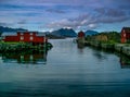 Fishing Buildings at Stamsund, Lofoten, Norway