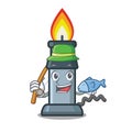 Fishing busen burner in the character pocket