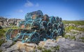 Fishing cage in Inishmore, Ireland Royalty Free Stock Photo