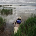 Fishing canoe