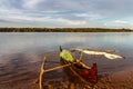 Fishing canoe