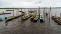 Fishing canoes docked on the Almas River in the city of Taperoa, Bahia