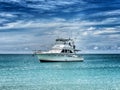 Fishing in Caribbean Sea - Cuba Royalty Free Stock Photo