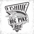 Fishing club logo