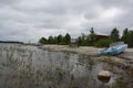 Fishing coast. Russia