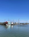 Fishing and Crabbing Shacks in an Old Harbor