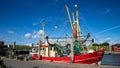 Fishing cutter in the port of Tammensiel