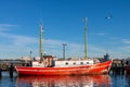 Fishing cutter in the port of Warnemuende, Germany