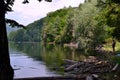 Fishing on dam Vidraru