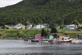 Fishing dock in a small fishing village; New Perlican NL