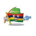 Fishing flag mauritius kept in mascot cupboard