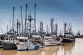 Fishing fleet on Fraser river in Steveston, Canada