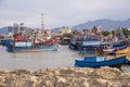 The fishing fleet in Hue, Vietnam