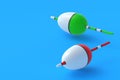 Fishing floats. Accessories for hobby and leisure