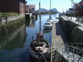 Fishing harbor - Norway Royalty Free Stock Photo