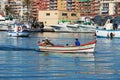 Fishing harbour, Fuengirola. Royalty Free Stock Photo