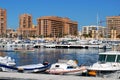 Fishing harbour, Fuengirola. Royalty Free Stock Photo