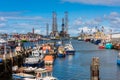 Fishing Harbour of IJmuiden Netherlands