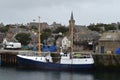 Fishing harbour of Stromness, the second-most populous town in Mainland Orkney, Scotland Royalty Free Stock Photo