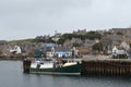 Fishing harbour of Stromness, the second-most populous town in Mainland Orkney, Scotland Royalty Free Stock Photo