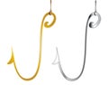 Fishing hook Royalty Free Stock Photo