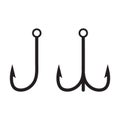 Fishing Hook icon vector isolated Royalty Free Stock Photo