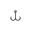 Fishing hook line icon vector design Royalty Free Stock Photo