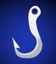 Fishing hook symbol icon stylish sign element