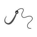 Fishing hook vector graphic design illustration template Royalty Free Stock Photo