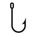 Fishing hook vector icon Royalty Free Stock Photo