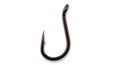 Fishing hook on white background closeup Royalty Free Stock Photo