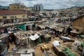 Fishing houses in Cape Coast, Ghana