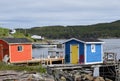 Fishing huts at Hant`S Harbour, NL