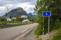 Fishing huts in Lofoten island in Norway Royalty Free Stock Photo