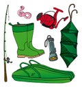 Fishing icon collection 2