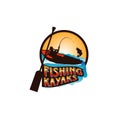 Fishing Kayaks Logo Symbol Icon