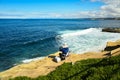 Fishing on the La Jolla Cliffs