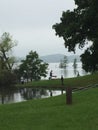 Fishing at the lake