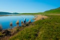 Fishing on the lake