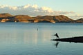 Fishing at Lake Pleasant Royalty Free Stock Photo