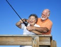 Fishing Lessons Royalty Free Stock Photo