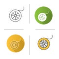 Fishing line spool icon