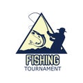 Fishing logo with text space for your slogan / tag line