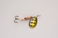 Fishing lure, bait spoon Royalty Free Stock Photo