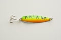 Fishing lure, bait spoon Royalty Free Stock Photo