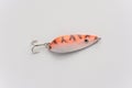 Fishing lure, bait spoon Royalty Free Stock Photo