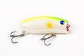 Fishing lure isolated on white. Royalty Free Stock Photo