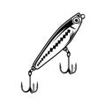 Fishing lure vintage concept