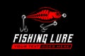 fishing lures fish hooks logo, design template vector. great to use as your fishing company logo Royalty Free Stock Photo