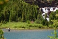 Fishing in Montana Lake